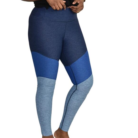 Outdoor Voices Springs Leggings Blue Calf Length Compression Casual Pocket XS - Picture 10 of 12